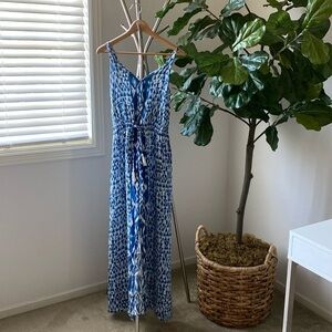 Japna | Blue & White Maxi Dress